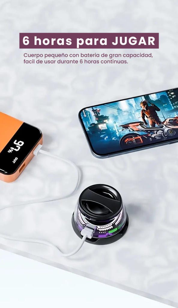 Mini Parlante Magnético LED, parlante Bluetooth portátil, parlante LED, mini parlante inalámbrico, parlante con luces, parlante compacto, audio envolvente.
