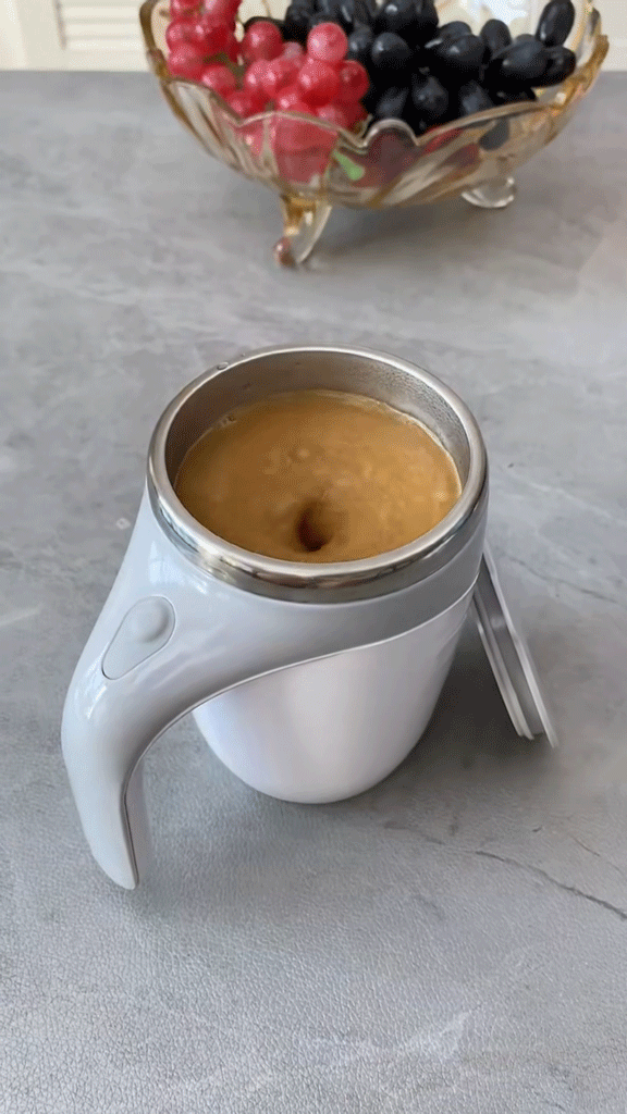 Taza Mezcladora Automática USB, Taza auto mezcladora, Mezclador de café automático, Taza con batidor magnético, Gadget para café, Taza eléctrica recargable, Taza portátil sin baterías